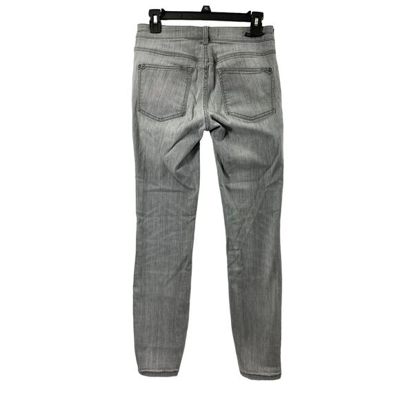 Pilcro and Letterpress Anthropology Jeans Womens 27 Gray Hi Rise Skinny‎ Stretch - Picture 2 of 11